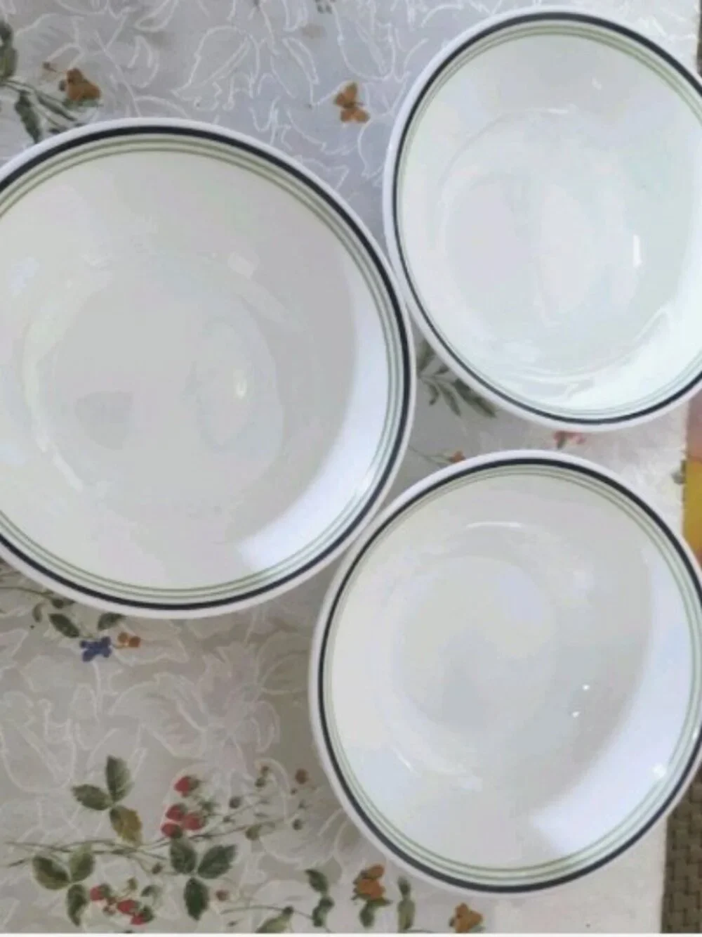 Lot of 7 Vintage Corelle Black